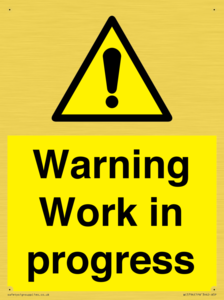 Warning Work in progress